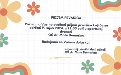 Pozivnica na prijem prvašića