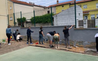 Radna akcija u PŠ Ližnjan-prvi korak prema zidovima koji pričaju priču
