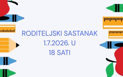 RODITELJSKI SASTANAK ZA RODITELJE BUDUĆIH PRVAŠIĆA