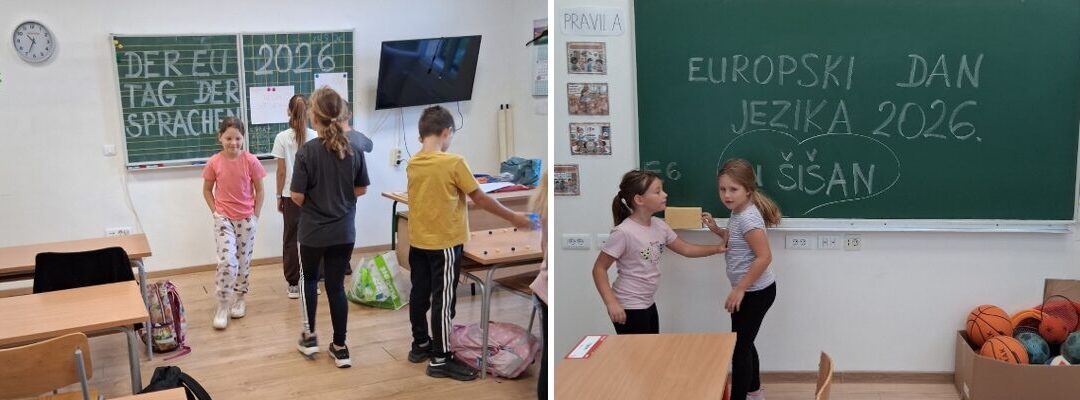 Obilježavanje Europskog dana jezika 2026. u PŠ Ližnjan i PŠ Šišan